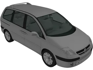 Citroen C8 (2002) 3D Model