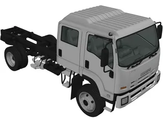 Isuzu FTS800 CrewCab Chassis (2014) 3D Model