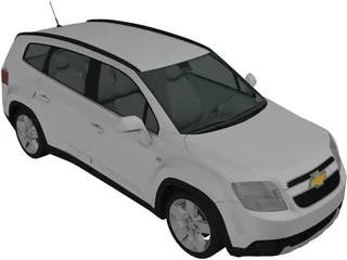 Chevrolet Orlando (2010) 3D Model