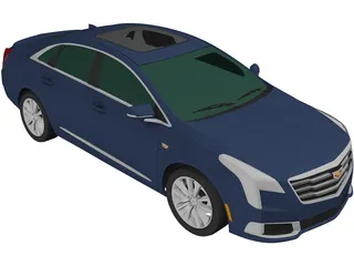 Cadillac XTS (2019) 3D Model