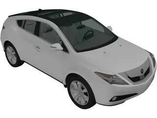 Acura ZDX (2012) 3D Model