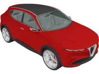 Alfa Romeo Tonale (2019) 3D Model