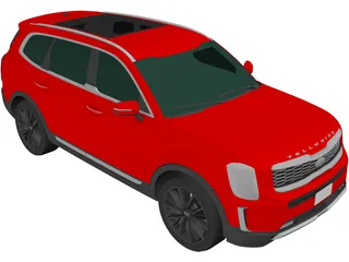 Kia Telluride (2019) 3D Model