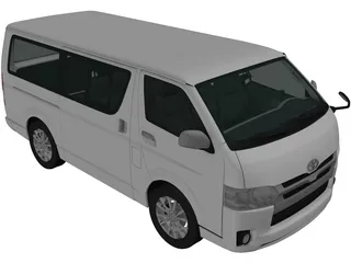 Toyota Hiace (2013) 3D Model