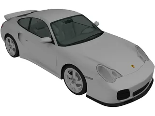 Porsche 991 [996] Turbo Coupe (2000) 3D Model