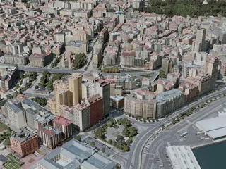 A Coruna City, Spain (2020) 3D Model