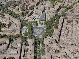 Aix-en-Provence City, France (2020) 3D Model