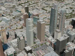 Los Angeles City, USA (2020) 3D Model