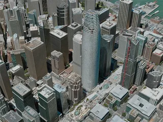 San Francisco City, USA (2020) 3D Model