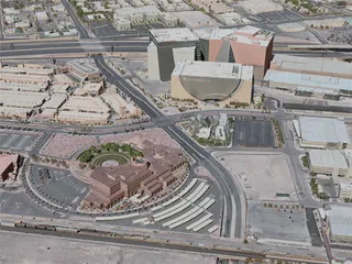 Las Vegas City, Downtown, USA (2020) 3D Model