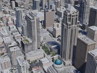 Seattle City, USA (2020) 3D Model