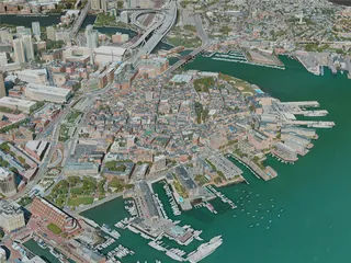 Boston City, USA (2020) 3D Model