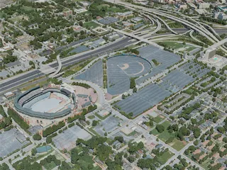 Atlanta City, USA (2020) 3D Model
