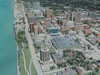 Detroit City, USA (2020) 3D Model