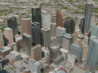 Houston City, USA (2020) 3D Model