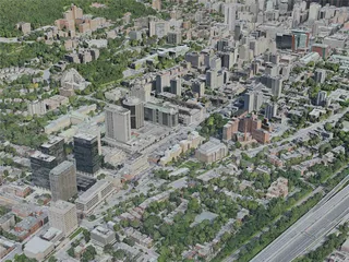 Montreal City, Canada (2020) 3D Model