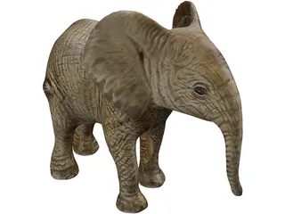 Elephant 3D Model