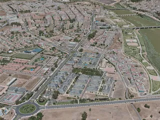 Badajoz City, Spain (2020) 3D Model