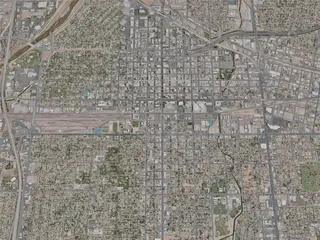 Bakersfield City, USA (2020) 3D Model