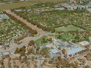 Canberra City, Australia (2020) 3D Model