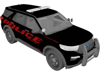 Ford Explorer Police (2020) 3D Model