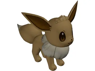 Pokemon Eevee 3D Model