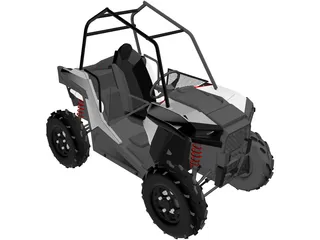 Polaris UTV Buggy 3D Model