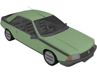 Renault Fuego (1980) 3D Model