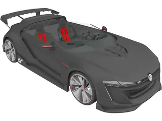 Volkswagen GTI Supersport Vision GT 3D Model