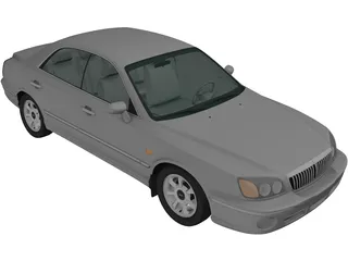 Hyundai Grandeur XG (1999) 3D Model