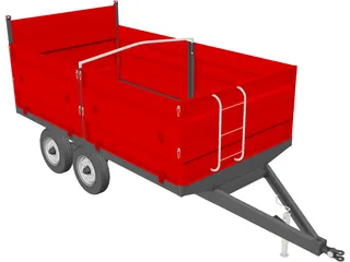 Tractor Trailer 3D Model