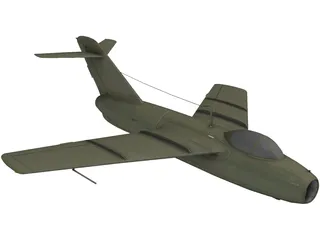 Lavochkin La-15 Fantail 3D Model