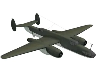 Tupolev Tu-12 3D Model