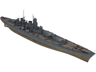 Sovetsky Soyuz Battleship 3D Model