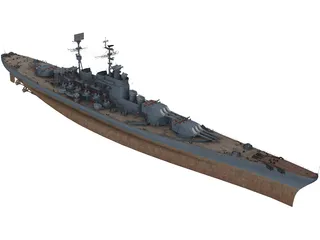 Kreml Warship 3D Model