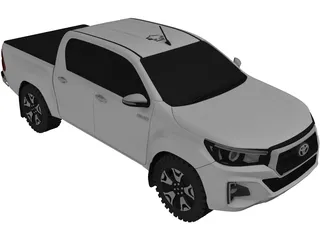 Toyota Hilux SRX (2019) 3D Model