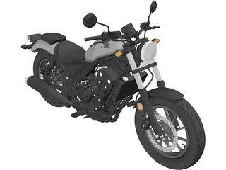 Honda Rebel 500 (2018) 3D Model