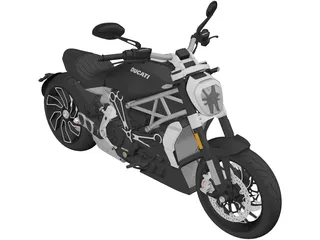 Ducati X-Diavel 3D Model