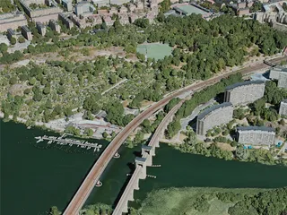 Stockholm City, Sweden (2020) 3D Model