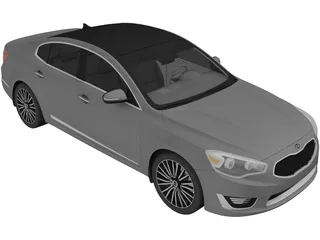 Kia Cadenza (2014) 3D Model