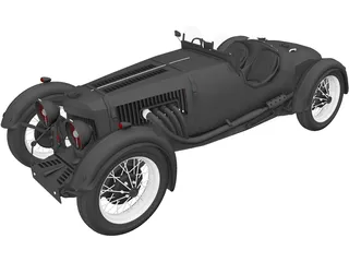 Aston Martin Ulster (1935) 3D Model