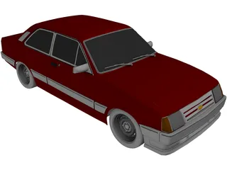 Chevrolet Chevette (1988) 3D Model