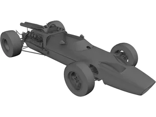 Mclaren M2B 3D Model