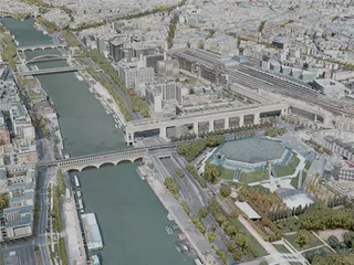 Paris City, France (2020) 3D Model