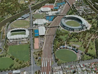 Melbourne City, Australia (2020) 3D Model