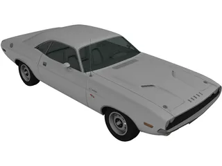 Dodge Challenger (1970) 3D Model