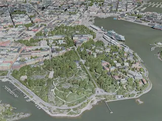 Helsinki City, Finland (2020) 3D Model