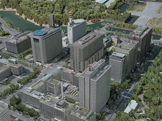 Tokyo City, Japan (2020) 3D Model