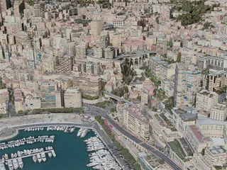 Monaco City, Monaco (2020) 3D Model