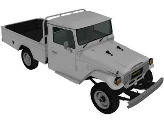 Toyota Land Cruiser Pickup (1979) 3D Model